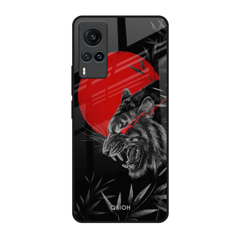Red Moon Tiger Glossy Case for Vivo X60