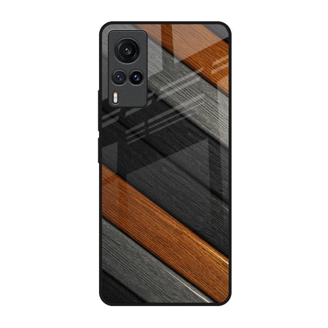Tri Color Wood Glossy Case for Vivo X60