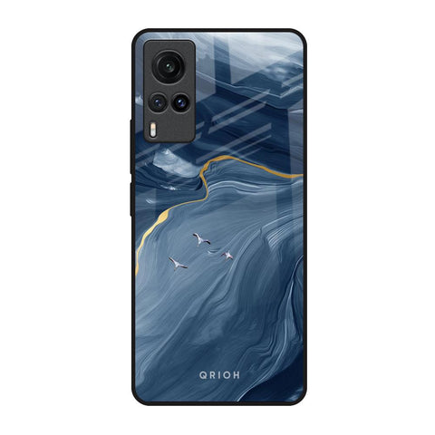 Deep Ocean Marble Glossy Case for Vivo X60