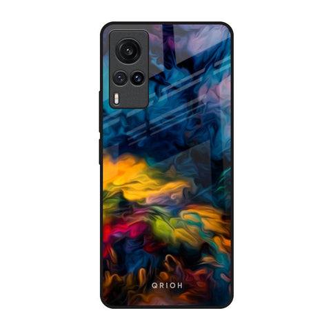 Multicolor Oil Painting Glossy Case for Vivo X60