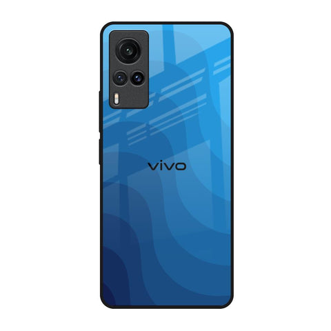 Blue Wave Abstract Glossy Case for Vivo X60