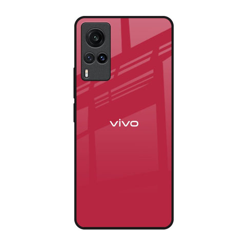Solo Maroon Glossy case for Vivo X60
