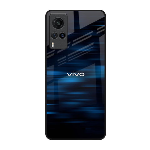 Blue Rough Abstract Glossy Case for Vivo X60