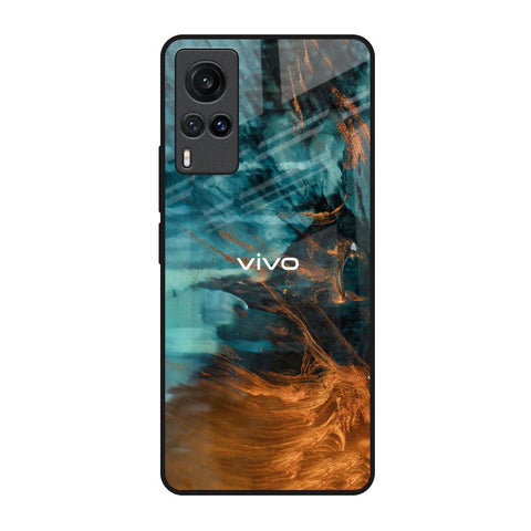 Golden Splash Glossy Case for Vivo X60