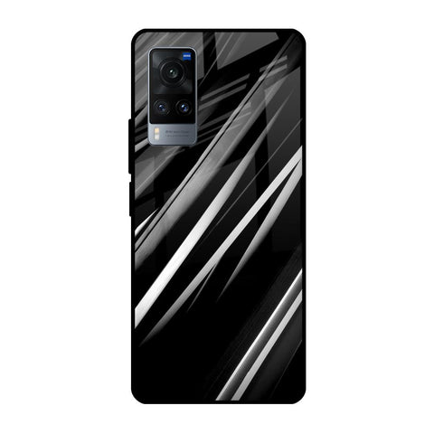 Black & Grey Gradient Glossy Case For Vivo X60