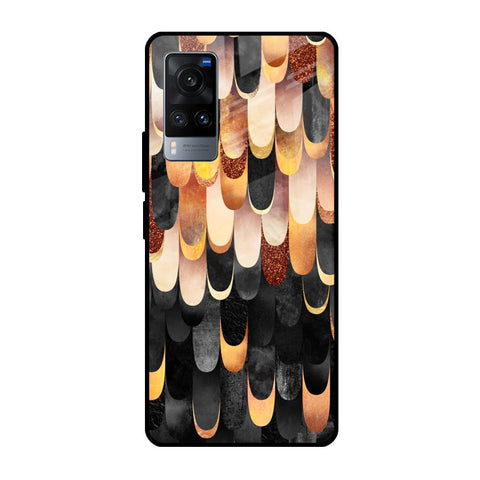 Bronze Abstract Glossy Case for Vivo X60