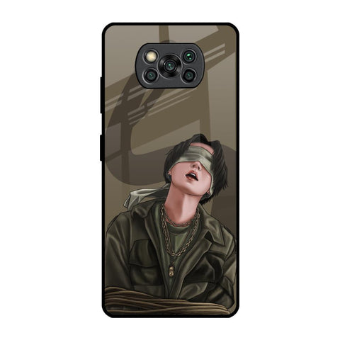 Blind Fold Glossy Case for Poco X3 Pro