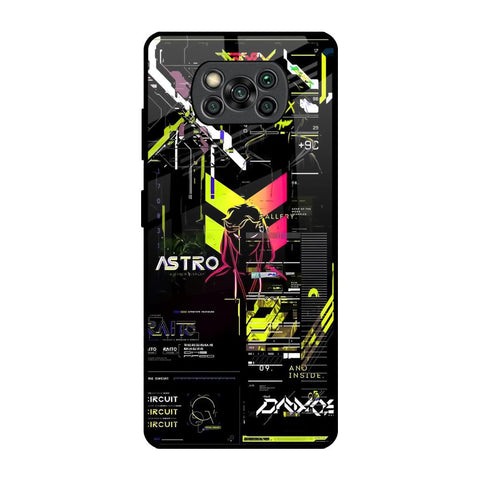 Astro Glitch Glossy Case for Poco X3 Pro