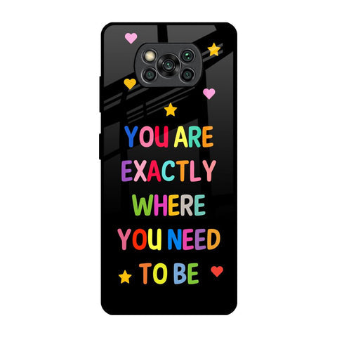Magical Words Glossy Case for Poco X3 Pro