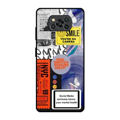 Smile for Camera Glossy Case for Poco X3 Pro
