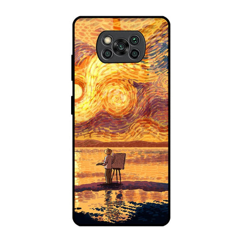 Sunset Vincent Glossy Case for Poco X3 Pro