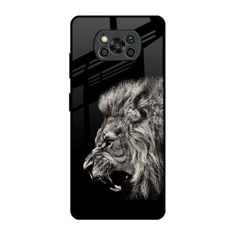 Brave Lion Glossy Case for Poco X3 Pro
