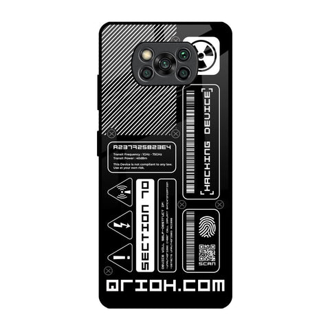 Futuristic Art Glossy Case for Poco X3 Pro