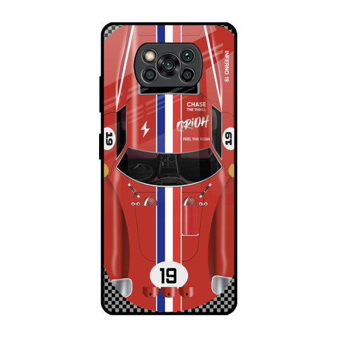 Racing Vintage Glossy Case for Poco X3 Pro