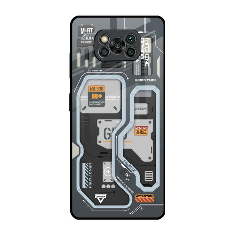 Retro Futuristic Glossy Case for Poco X3 Pro