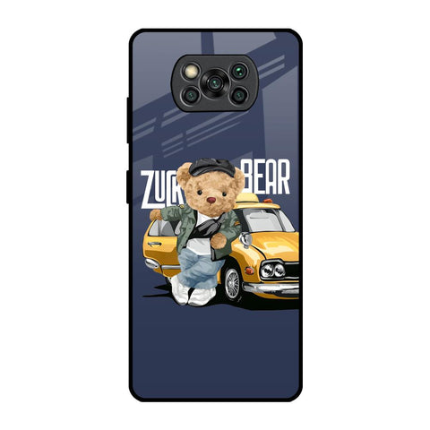 Adventurous Bear Glossy Case for Poco X3 Pro