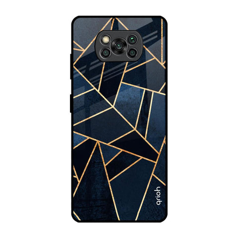 Abstract Tiles Glossy Case for Poco X3 Pro