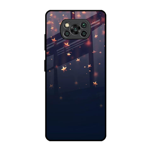 Falling Stars Glossy Case For Poco X3 Pro