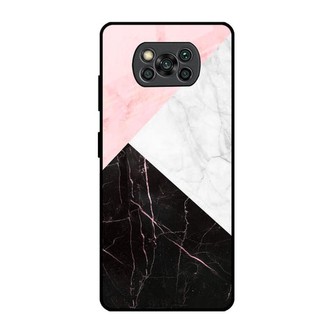 Marble Collage Art Glossy Case For Poco X3 Pro