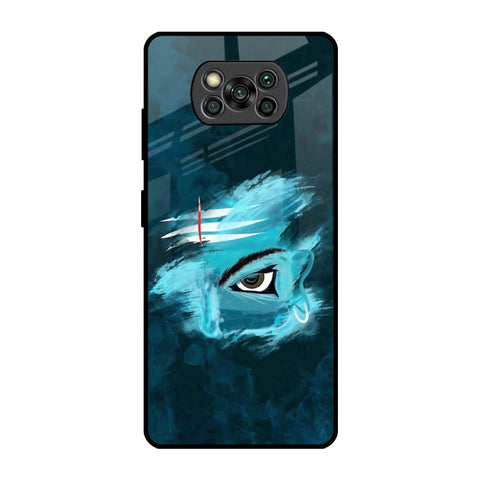 Power Of Trinetra Glossy Case For Poco X3 Pro