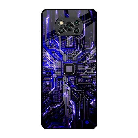 Techno Color Pattern Glossy Case For Poco X3 Pro