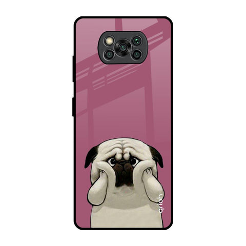 Funny Pug Face Glossy Case For Poco X3 Pro