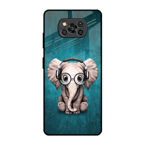Adorable Baby Elephant Glossy Case For Poco X3 Pro