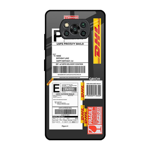Cool Barcode Label Glossy Case For Poco X3 Pro