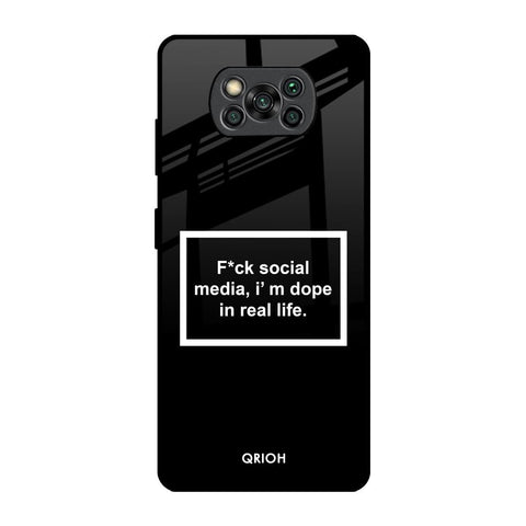 Dope In Life Glossy Case for Poco X3 Pro