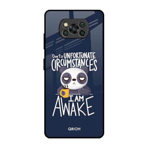 Struggling Panda Glossy Case for Poco X3 Pro