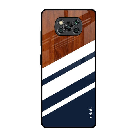 Bold Stripes Glossy Case for Poco X3 Pro