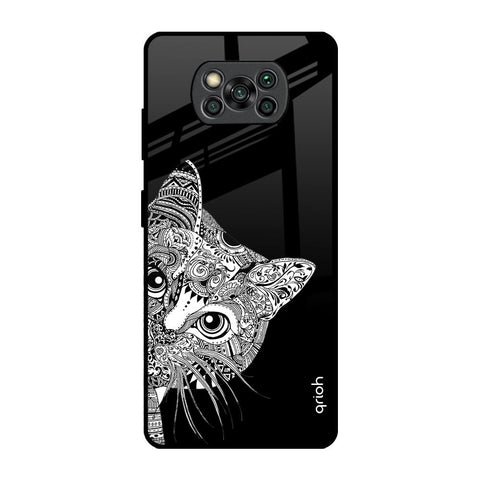 Kitten Mandala Glossy Case for Poco X3 Pro