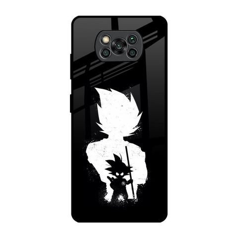 Monochrome Goku Glossy Case for Poco X3 Pro