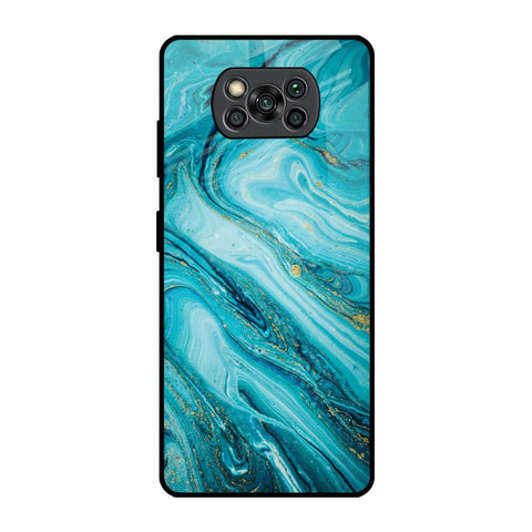 Ocean Marble Glossy Case for Poco X3 Pro