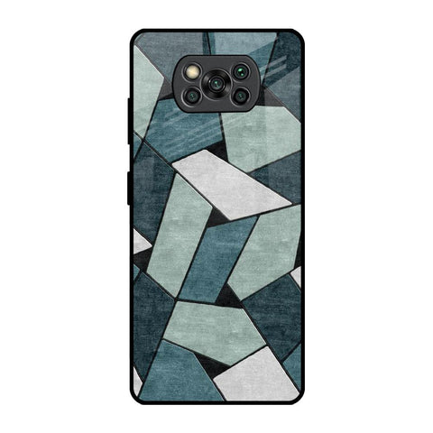 Abstact Tiles Glossy Case for Poco X3 Pro