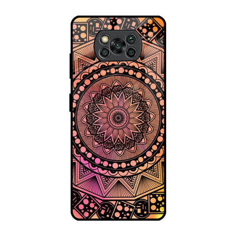 Floral Mandala Glossy Case for Poco X3 Pro