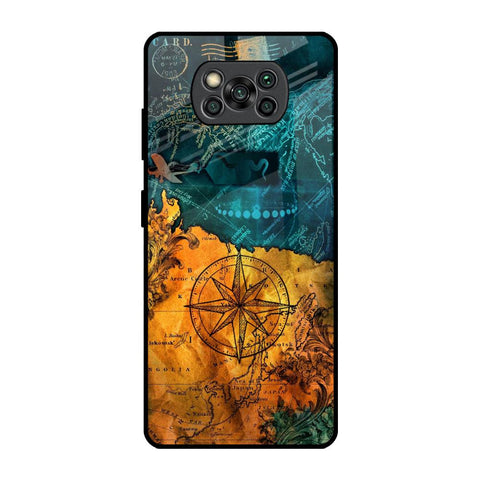 Architecture Map Glossy Case for Poco X3 Pro