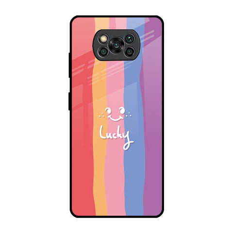 Lucky Abstract Glossy Case for Poco X3 Pro