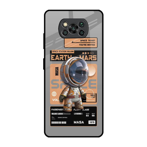 Space Ticket Glossy Case for Poco X3 Pro