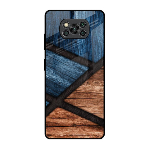 Wooden Tiles Glossy Case for Poco X3 Pro