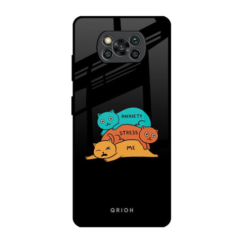 Anxiety Stress Glossy Case for Poco X3 Pro