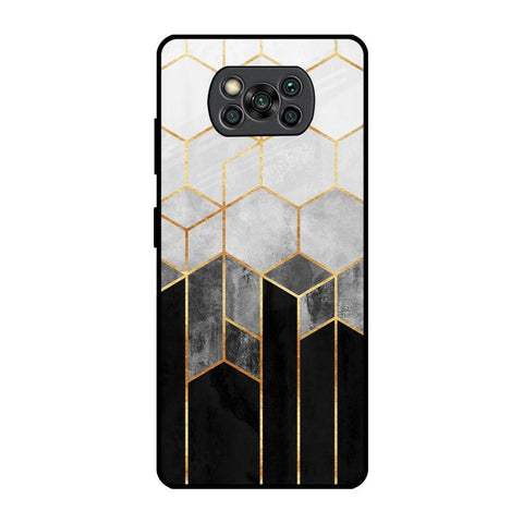 Tricolor Pattern Glossy Case for Poco X3 Pro