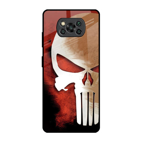 Red Skull Glossy Case for Poco X3 Pro