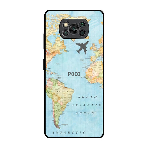 Fly Around The World Glossy Case for Poco X3 Pro