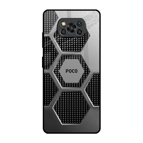 Hexagon Style Glossy Case For Poco X3 Pro