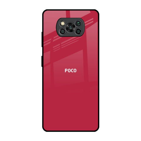 Solo Maroon Glossy case for Poco X3 Pro