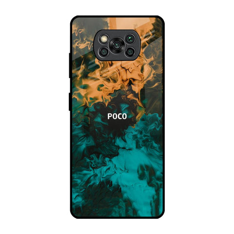 Watercolor Wave Glossy Case for Poco X3 Pro