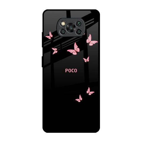 Fly Butterfly Glossy Case for Poco X3 Pro