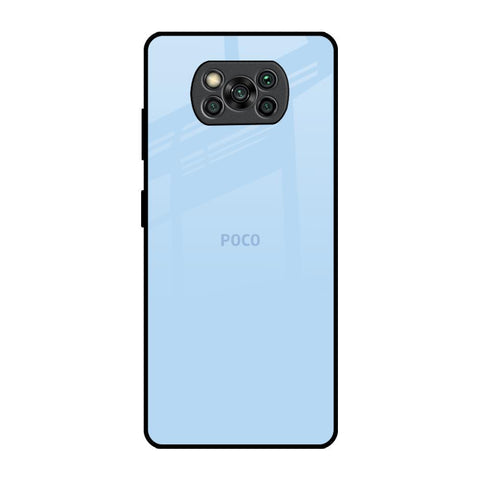 Pastel Sky Blue Glossy Case for Poco X3 Pro