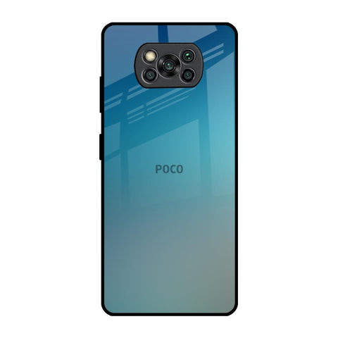 Sea Theme Gradient Glossy Case for Poco X3 Pro